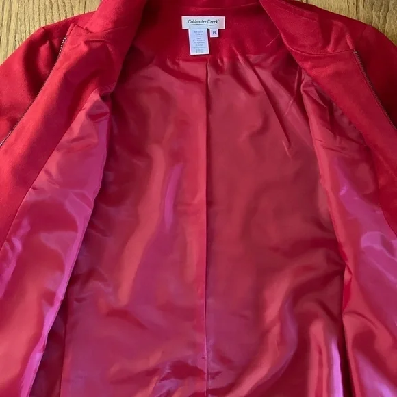 Coldwater Creek Jacket Women’s Size Large Petite Red - Picture 6 of 11